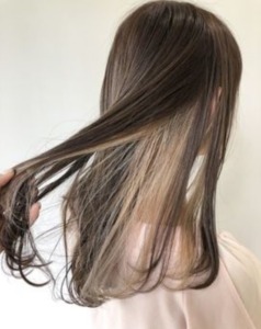 hoshi design｜美容院｜おしゃれ｜ハイライト｜バレイヤージュ｜スタイリッシュ｜外国人風｜モダン｜インナーカラー